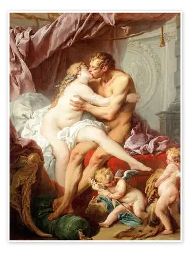 Hercules and Omphale de François Boucher Master Collection