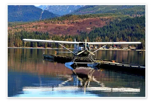 Hidroavión en la bahía de Purpoise, Canadá de HADYPHOTO