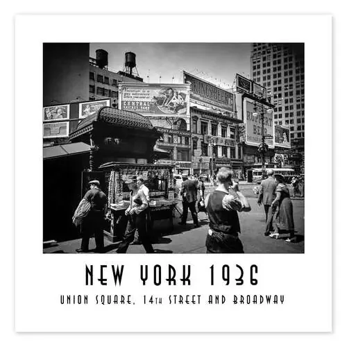 Historic New York Union Square, 14th Street and Broadway de Christian Müringer