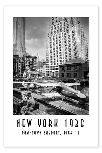 Historical New York, Downtown Skyport, Pier 11 de Christian Müringer