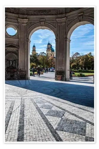 Hofgarten en Munich de Hannes Cmarits