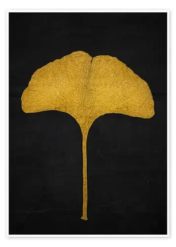 Hoja de ginkgo dorada de Sybille Sterk