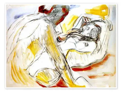Hombre y mujer de Edvard Munch Master Collection