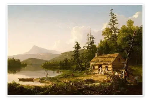 Home in the Woods de Thomas Cole Master Collection