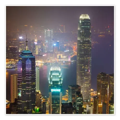 Hong Kong at night de Markus Kapferer