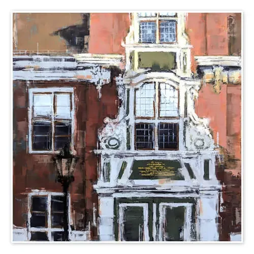 House facade in the Dutch Quarter in Potsdam de Eduard Warkentin