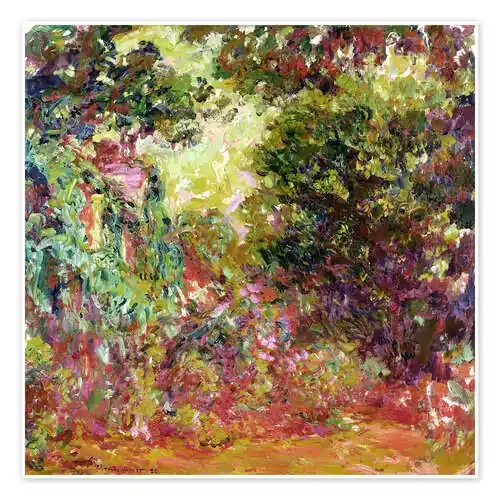 House of the artist from the Rose Garden de Claude Monet Bridgeman Images