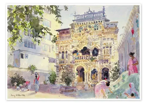 House on the Hill, Bombay de Lucy Willis Bridgeman Images