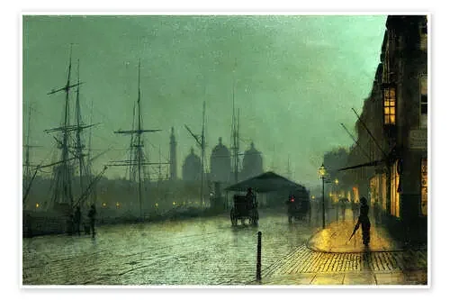 Humber Dockside de John Atkinson Grimshaw Bridgeman Images