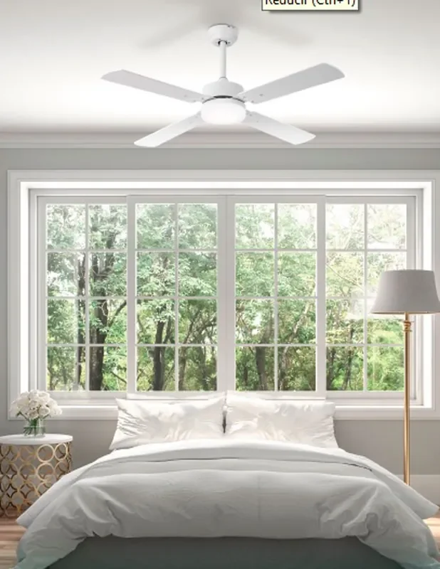 Hupe Ventilador Motor DC Fabrilamp Blanco