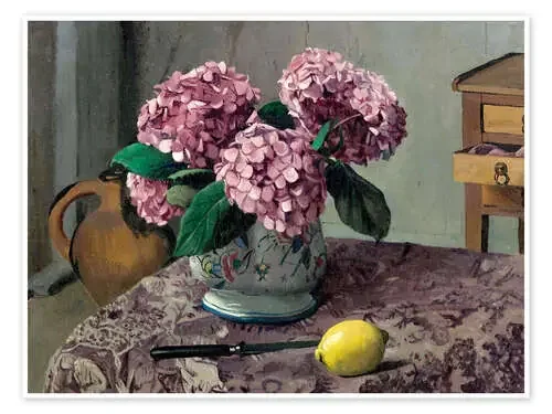 Hydrangeas and Lemons de Félix Édouard Vallotton Master Collection