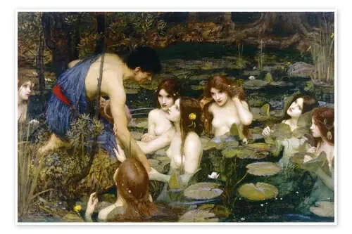 Hylas y las ninfas de John William Waterhouse Master Collection