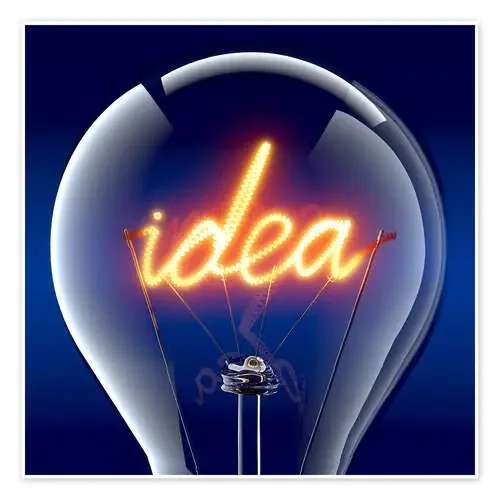 Idea inside a glass bulb Editors Choice
