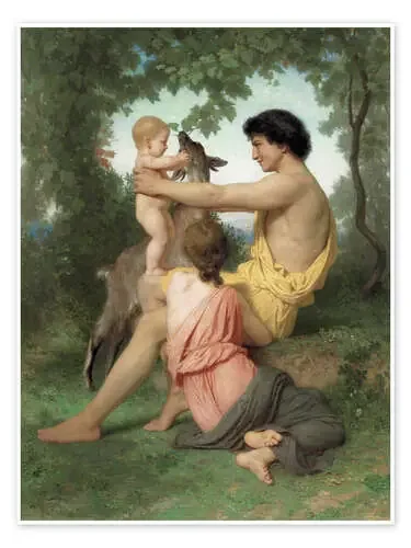 Idylle famille antique de William Adolphe Bouguereau Master Collection