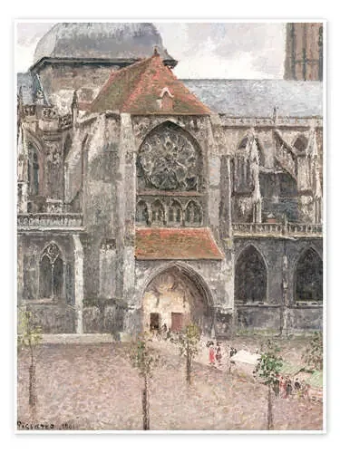 Iglesia de Saint Jacques en Dieppe de Camille Pissarro Master Collection
