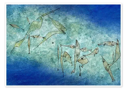 Imagen de peces de Paul Klee ARTOTHEK