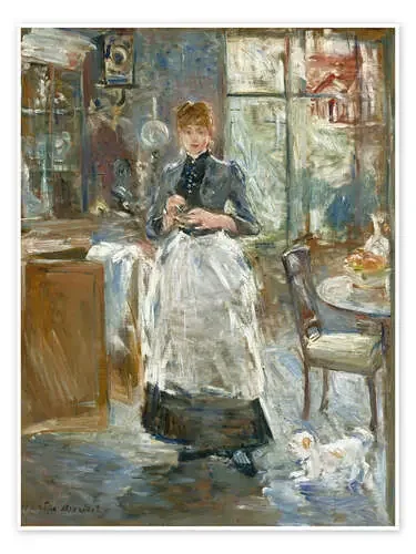 In the Dining Room de Berthe Morisot Everett Collection