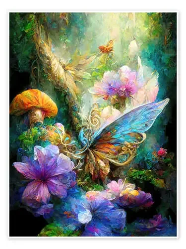 In the fairy garden de Dolphins DreamDesign