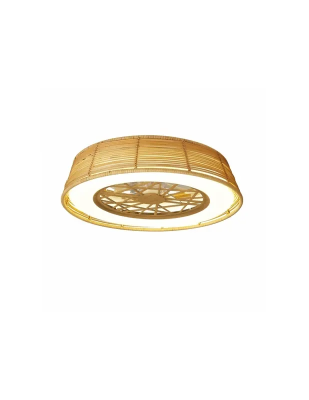 Indonesia Mini Mantra Ventilador Ratán Exterior