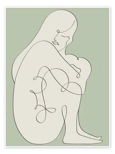 Inner Peace on Sage Green de Pictufy Studio 1x