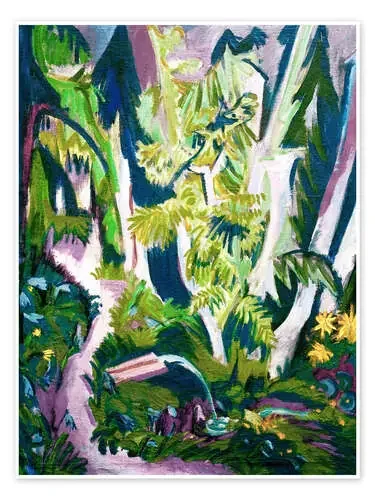 Inside a Forest de Ernst Ludwig Kirchner akg-images