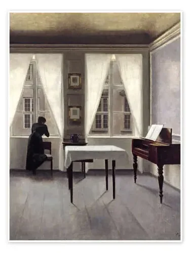 Interior, Strandgade 30 de Vilhelm Hammershøi ARTOTHEK
