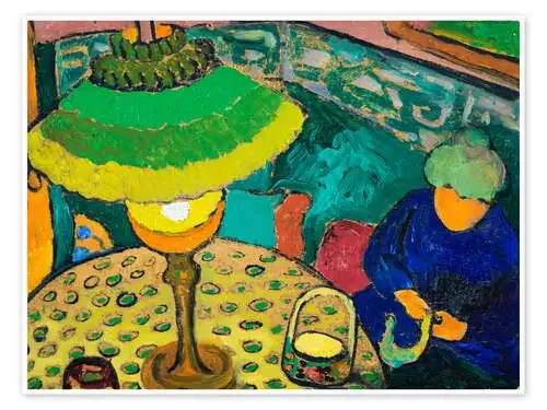 Interior with Lamp, 1909 de Erma Bossi Master Collection