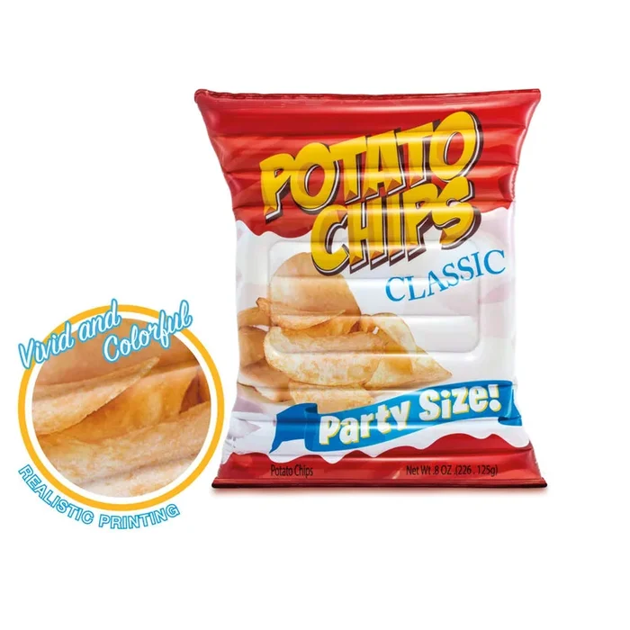 Intex Colchoneta de piscina Potato Chips 178×140 cm 58776EU