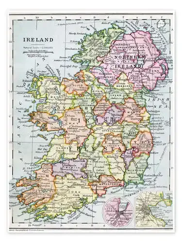 Irish Free State And Northern Ireland de Ken Welsh Design Pics
