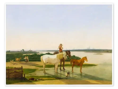 Isar landscape near Munich – Wilhelm von Kobell, 1819 ARTOTHEK