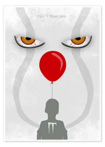 IT – Pennywise – Minimal Alternative Movie Fanart de HDMI2K