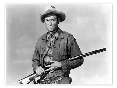 James Stewart as a cowboy Everett Collection
