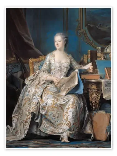 Jeanne Poisson de Maurice Quentin de la Tour Bridgeman Images