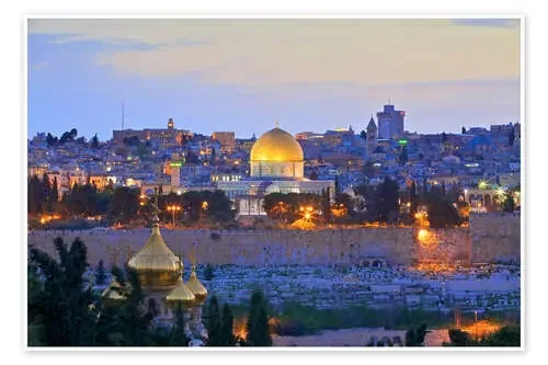 Jerusalem with Dome of the Rock de Neil Farrin Robert Harding