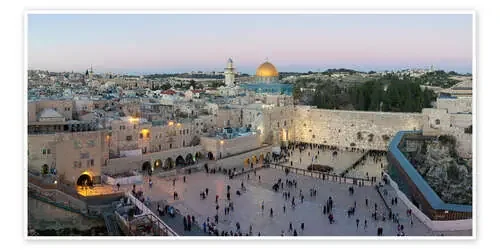 Jerusalem with Wailing Wall de Gavin Hellier Robert Harding