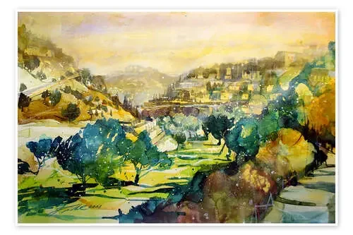 Jerusalem Zion Valley de Johann Pickl