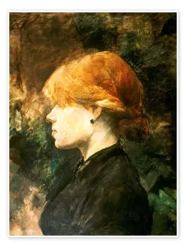 Jeune femme aux cheveux roux (La rousse) de Henri de Toulouse-Lautrec akg-images