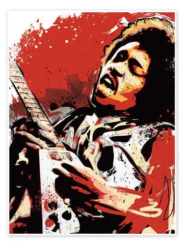 Jimi Hendrix de 2ToastDesign