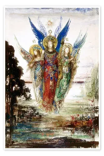 Job y los ángeles de Gustave Moreau Master Collection