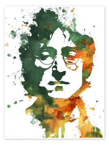 John Lennon in Watercolour I de Thomas Klee