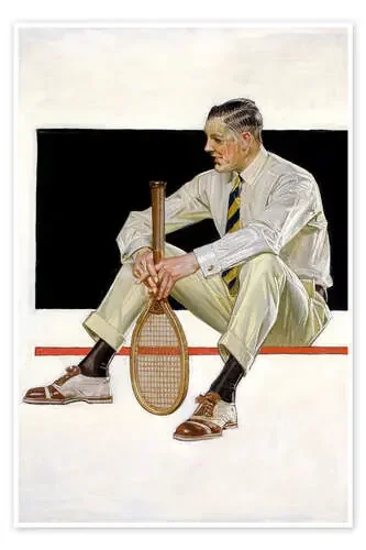 Jugador de tenis de Joseph Christian Leyendecker Master Collection