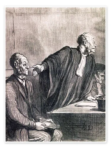 Juicio engañado por su esposa de Honoré Daumier akg-images