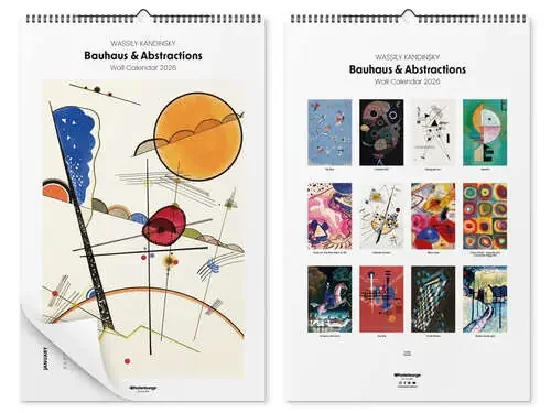 Kandinsky Calendar – Bauhaus & Abstractions 2026 de Wassily Kandinsky