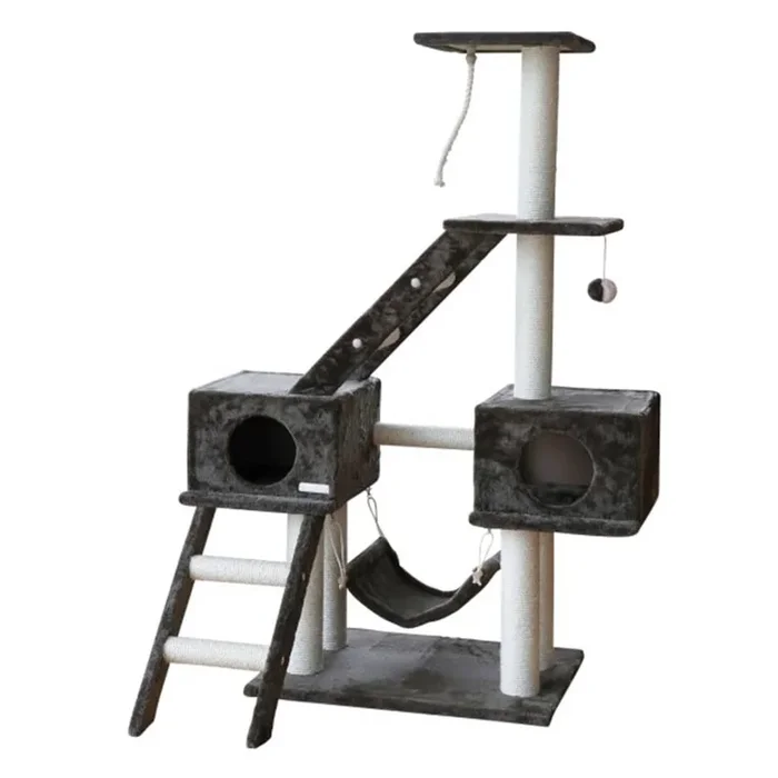 Kerbl Rascador para gatos Granat gris oscuro 150 cm