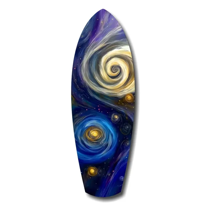 Kinetic Cosmos Glass Wall Art – 12 » X 35 «