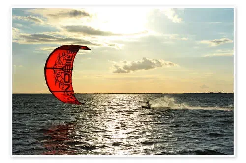 Kite surfers en alta mar de HADYPHOTO