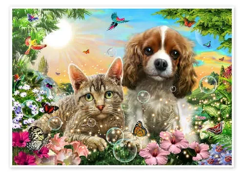 Kitten & Puppy de Adrian Chesterman MGL Licensing