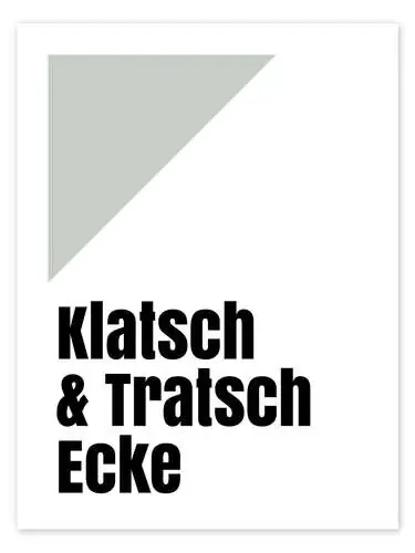 Klatsch & Tratsch Ecke II de Typobox Editors Choice