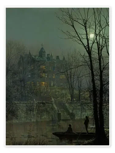 Knostrop Old Hall, Leeds de John Atkinson Grimshaw akg-images