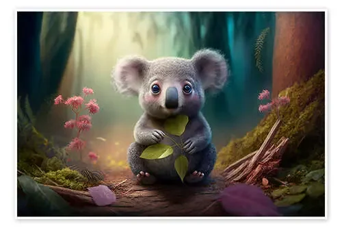 Koala in the Fairytale Forest II de Michael artefacti